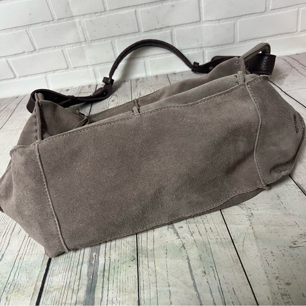 The Sak Los Feliz Hobo Purse Shoulder Bag Mushroom Suede - Picture 16 of 16